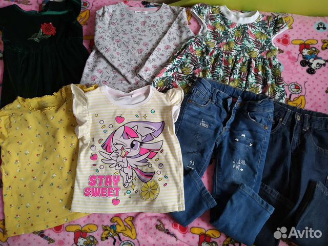 Вещи пакетом на девочку 3-4 года