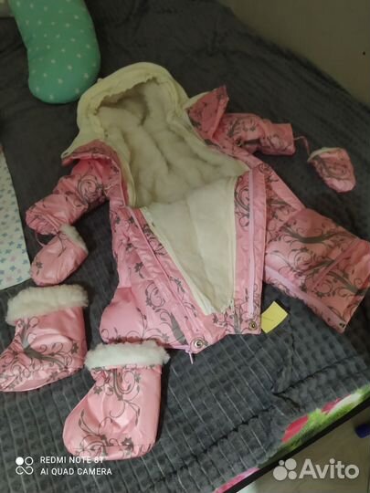 Зимний комбинезон для девочки