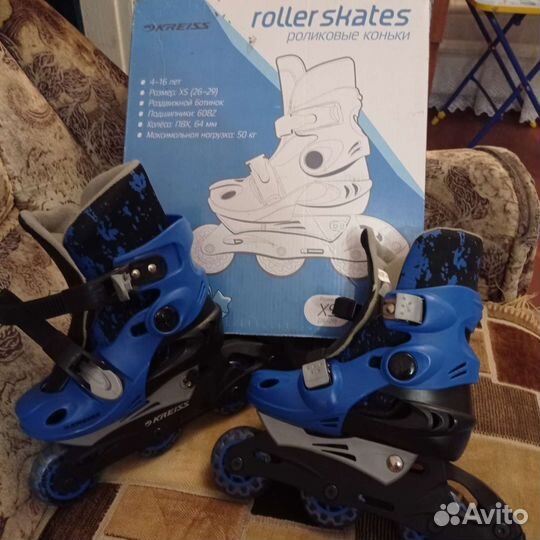 Роликовые коньки детские 26-29