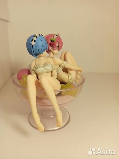 Аниме фигурка Рем и Рам Re:Zero