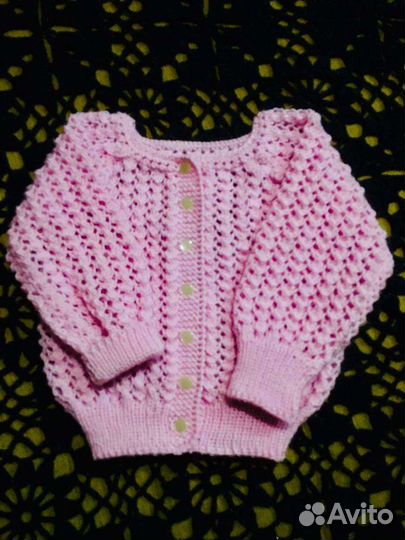 Кофта вязаная для девочки