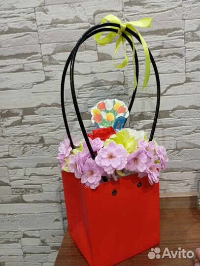 Наборы цветов из мыла