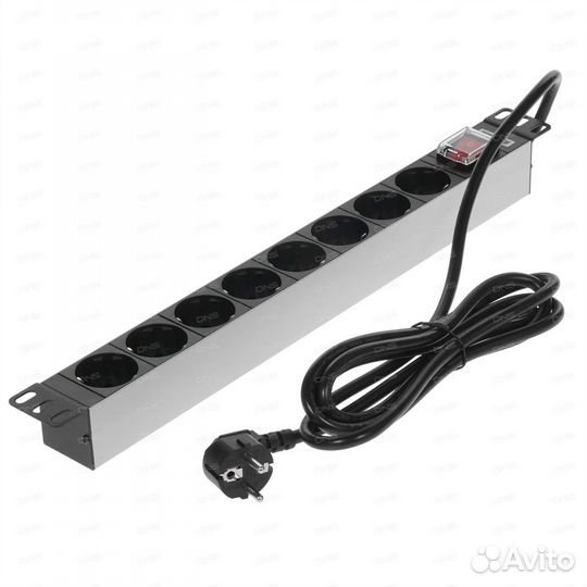 Сетевой фильтр Блок розеток Hyperline SHT19