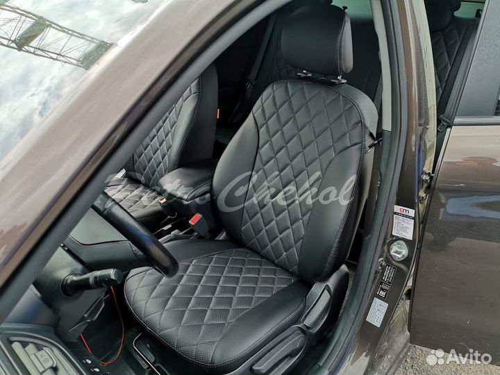 Чехлы на Киа Рио / Kia Rio 3 Ромб