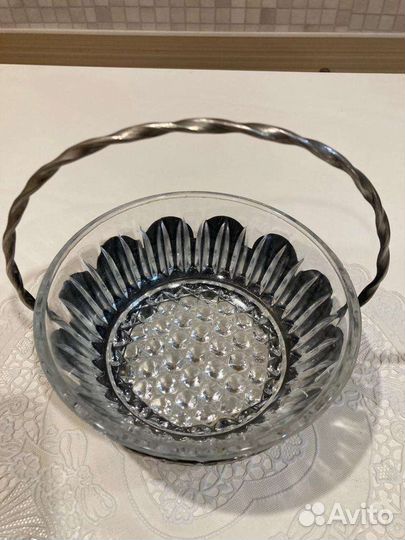 Конфетница времен СССР, ваза, вазочка