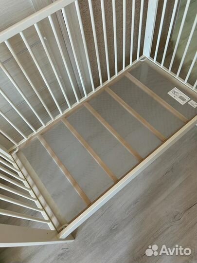 Детская кровать Икеа с матрасом Орматек