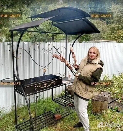 Мангал со столиком