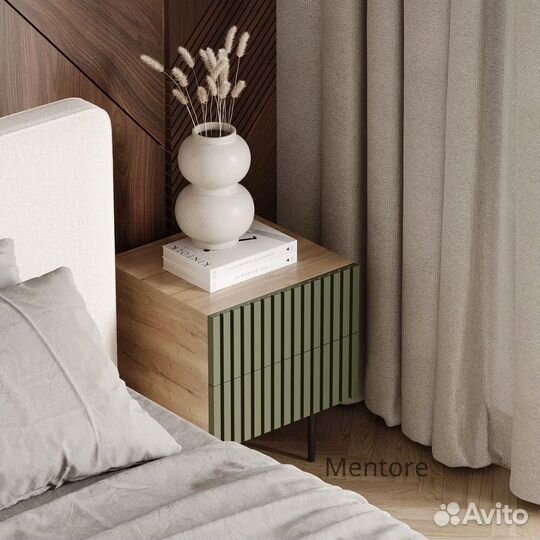 Тумбочка прикроватная Batista с ящиком