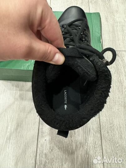 Зимние ботинки Lacoste