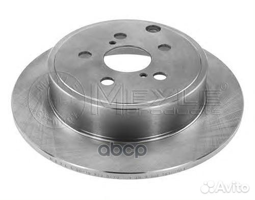 Диск тормозной avensis зад 03- 30155230070 Meyle