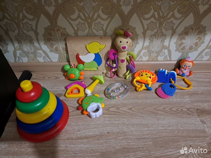 Игрушки погремушки пакетом