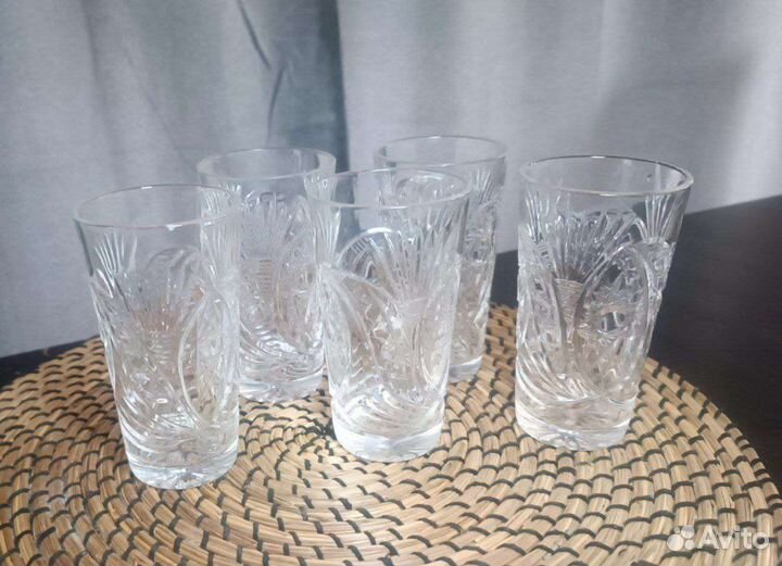 Хрустальные рюмки/фужеры СССР (14 предметов)