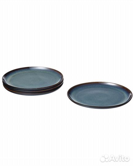 Тарелки 4 шт Гладелиг Икея 25 см