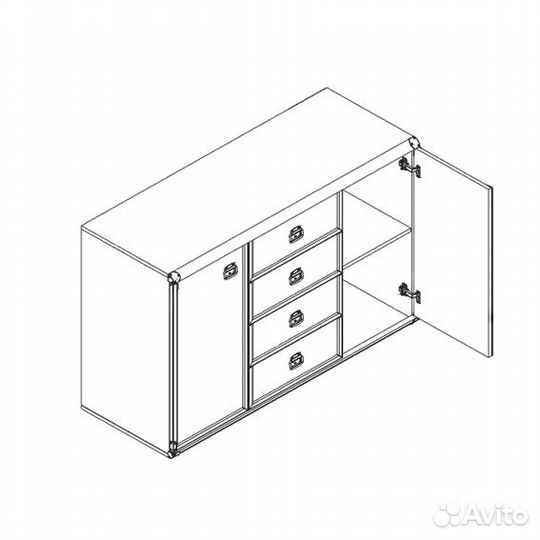 Прилавок индиана jkom2d4s дуб саттер