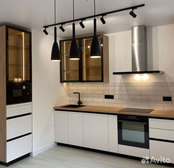 Кухня Лофт Белая напрямую от фабрики на заказ