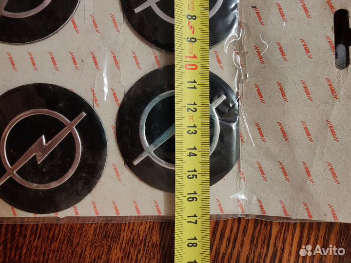 Наклейки на ступичные колпачки Opel комплект