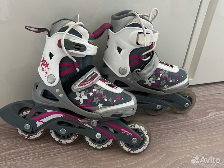 Ролики раздвижные для девочки размер 28-32