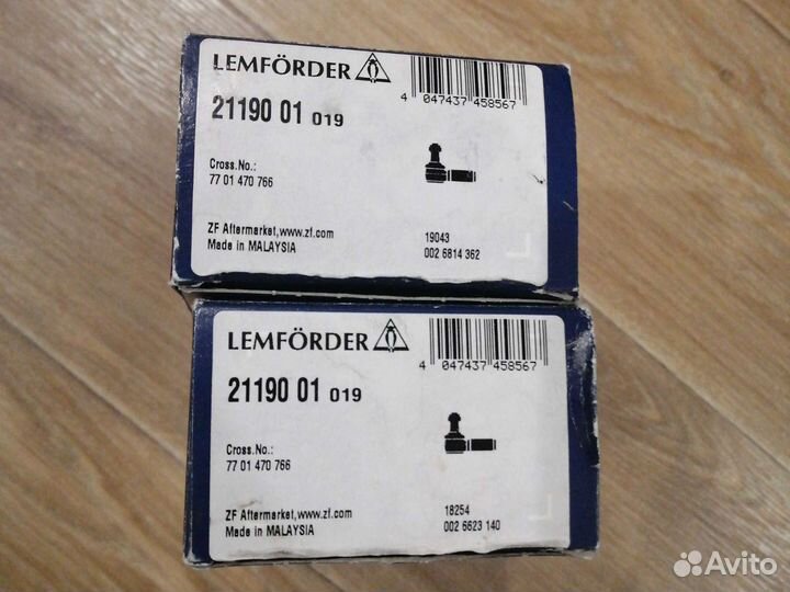 Наконечник рулевой Renault megan