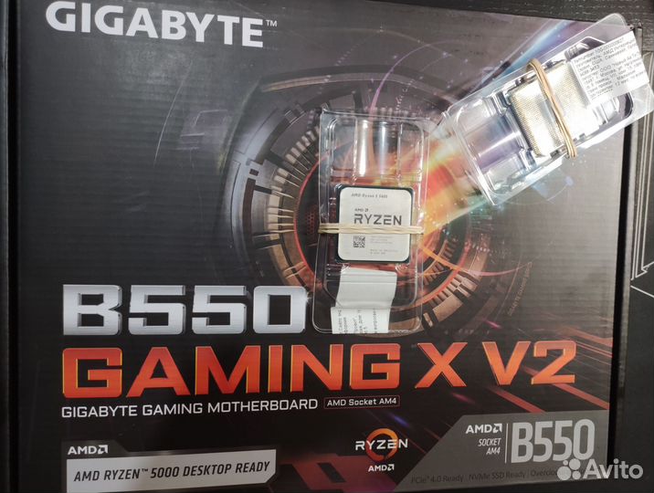 Комплекты AM4: Ryzen 5 5600 + B550 Gaming X V2
