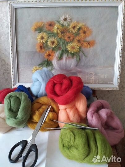 Шерсть для картин