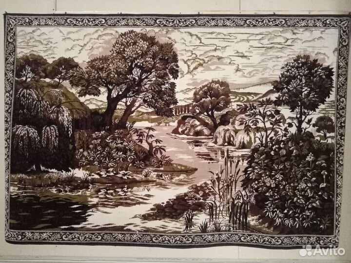 Ковёр-картина шерстяной ретро