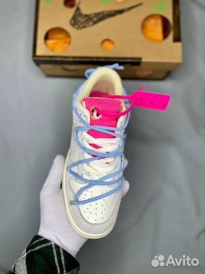 Кроссовки Nike dunk low off white