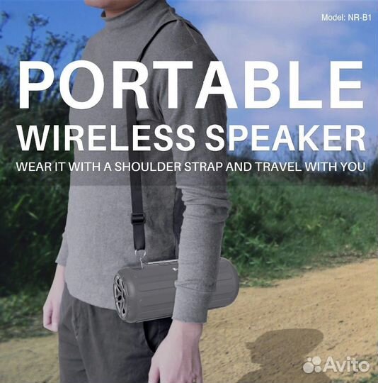 Портативная колонка NewRixing NR-B1