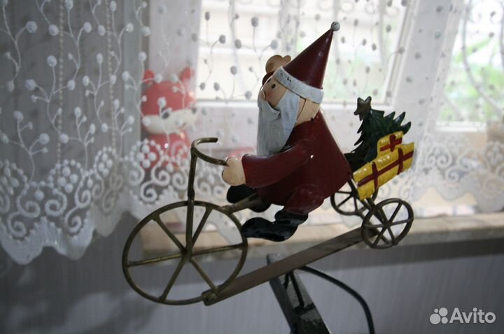Балансирующая игрушка Санта Клаус Новый год винтаж