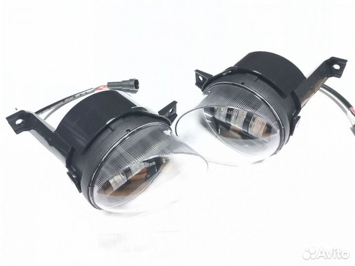 LED птф Фольксваген 2 режима (белый-желтый)