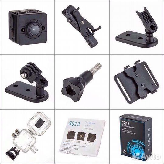Мини камера SQ12 / мини видеокамера / экшн камера
