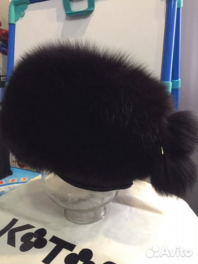 Шапка женская песец