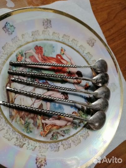 Кофейные ложки мельхиор
