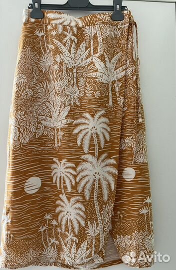 Юбка лен hm 38 размер
