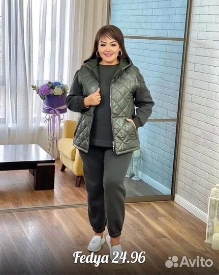 Спортивный костюм женский тройка от 50 до 62