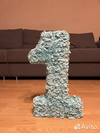 Цифра 1 на годик мальчику