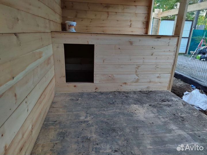 Будки, вольеры на заказ, бытовки