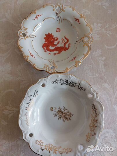 Старинные тарелки, винтаж