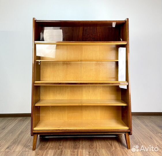 Винтажный книжный шкаф-стеллаж mid century modern