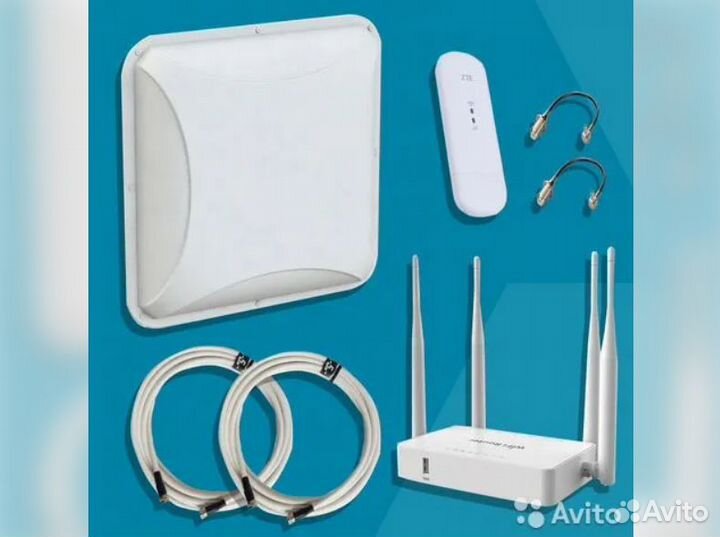 Комплект Интернета 4G Модем Роутер Антенна G-220