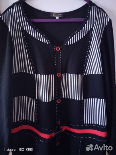 Теплое платье 56