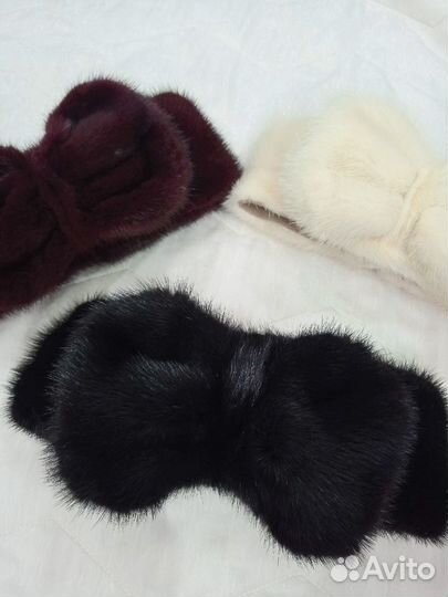 Повязка на голову норковая