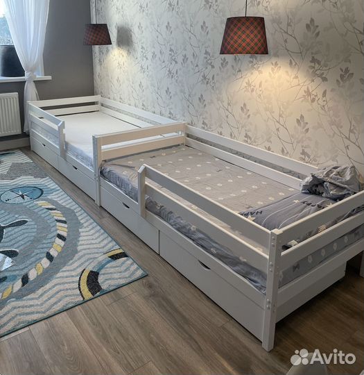 Кровать детская из березы