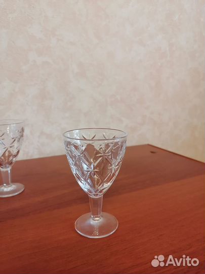 Хрустальные рюмки на ножке СССР