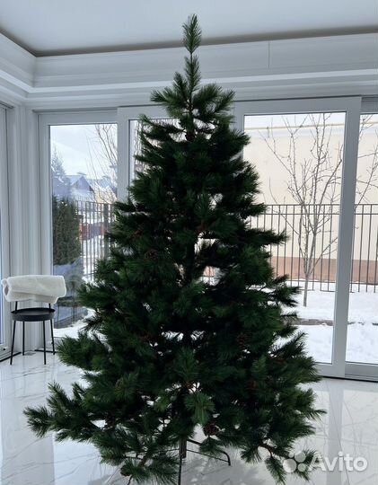 Ель искуственная с шишками 230