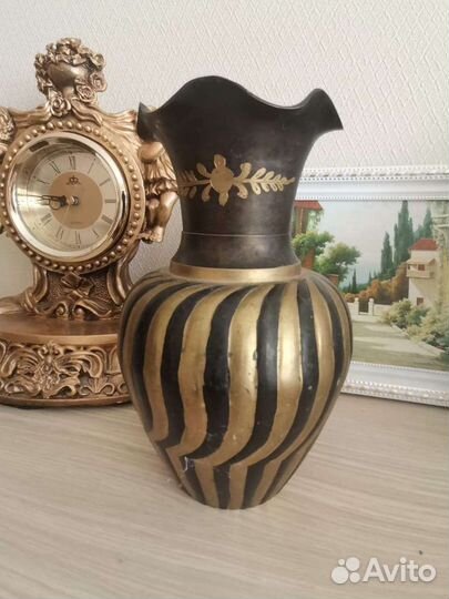 Вазы латунь индия винтаж