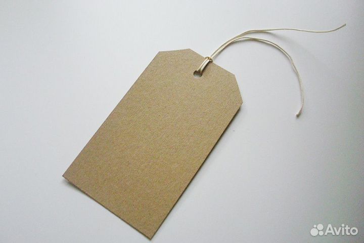 Картонные бирки