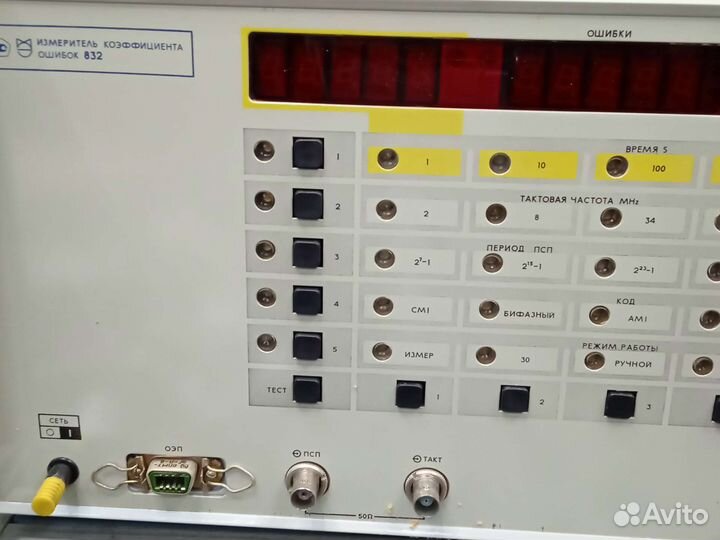 Измеритель коэффициента ошибок 832