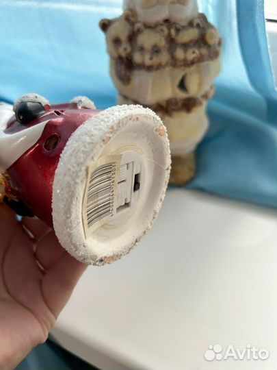 Дед мороз новый подсвечник фигурка