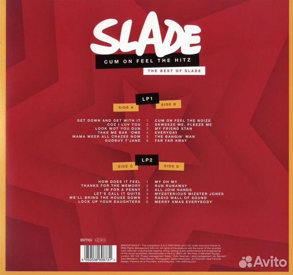 Slade - Cum On Feel The Hitz : The Best Of Slade