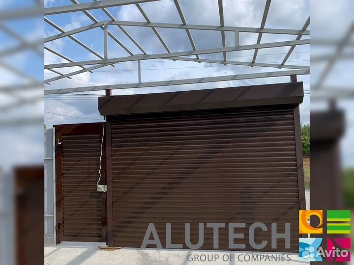 Ворота алютех роллетные